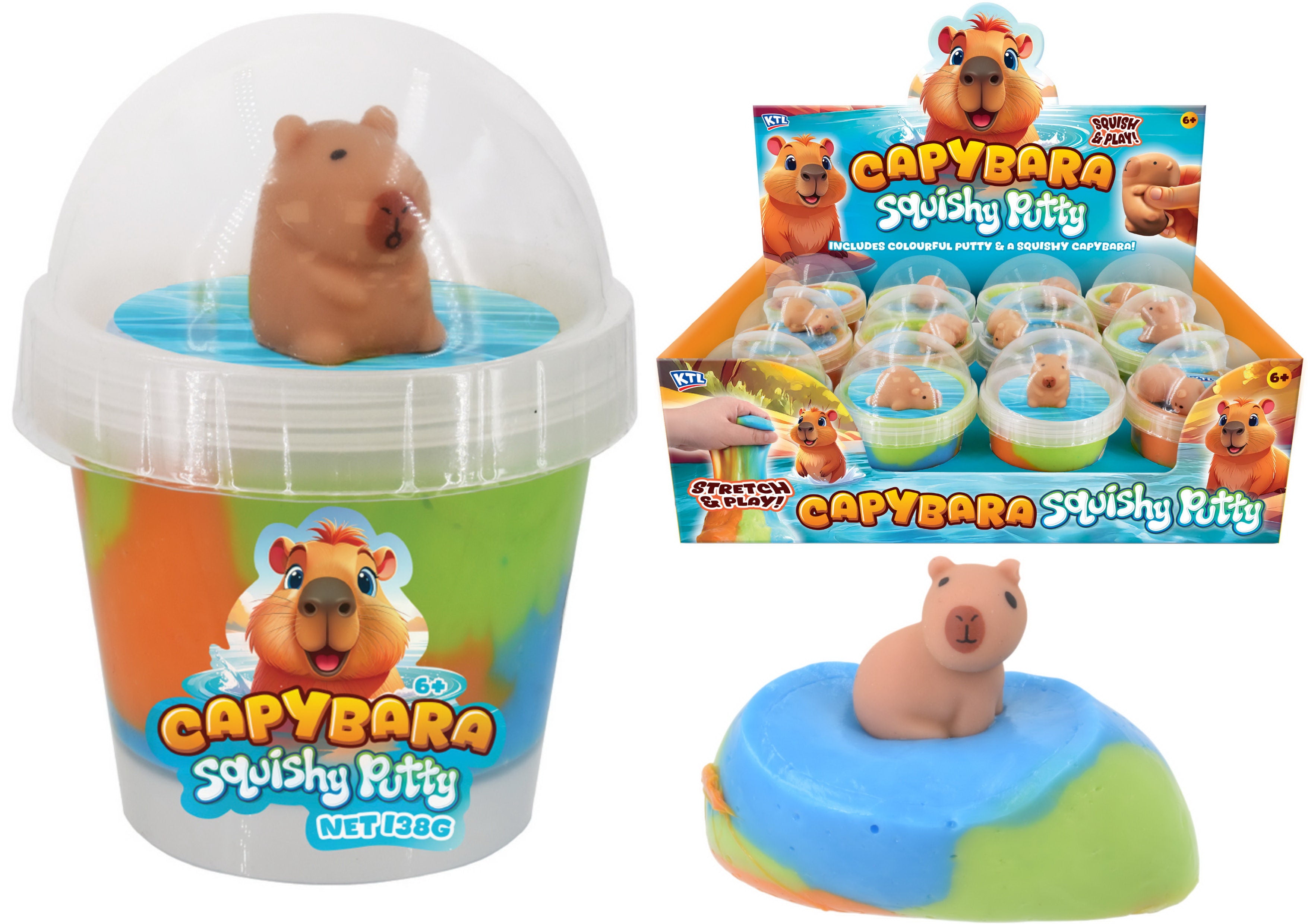 Capybara Putty with Capybara Figure