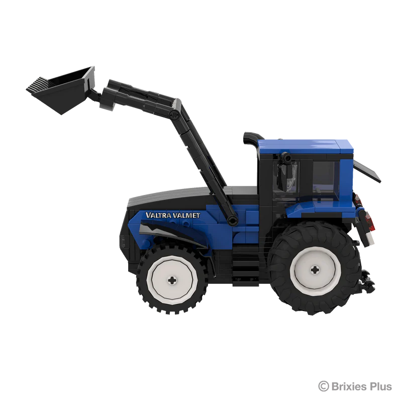 BRIXIES Plus Valtra Valmet 8400 with Frontlader 277 Piece Construction Set