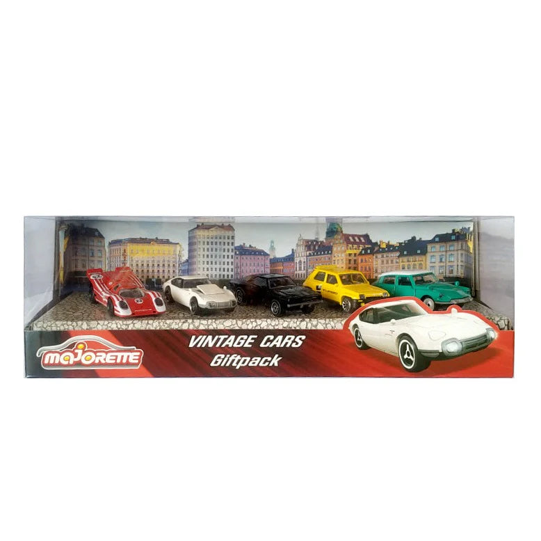 Majorette Vintage Classic Cars 5 Pack