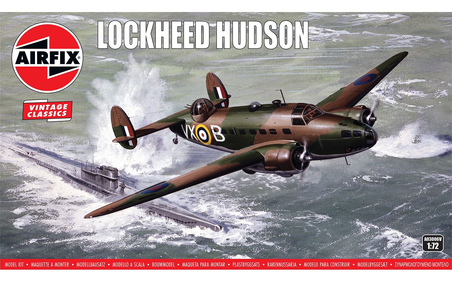 Airfix Lockheed Hudson 1:72 Scale Model Kit
