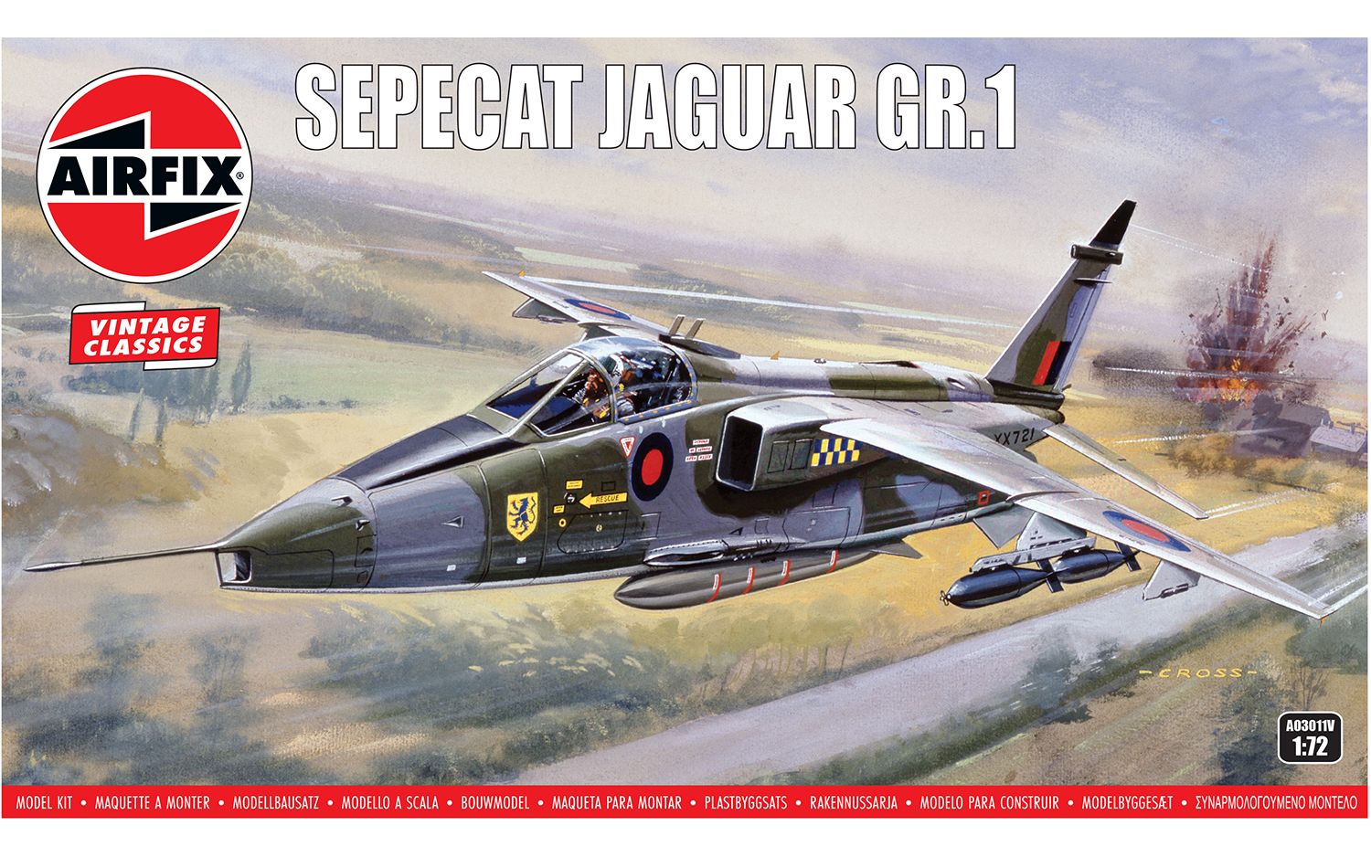 Airfix Sepecat Jaguar GR1 1:72 Scale Model Kit