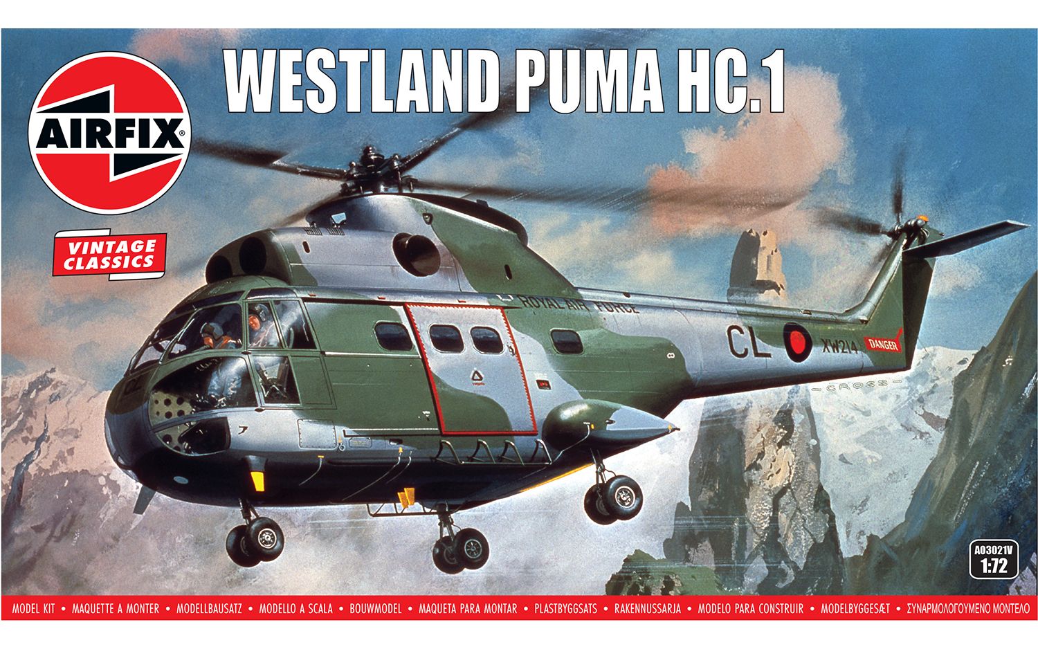 Airfix Westland Puma HC1 1:72 Scale Model Kit