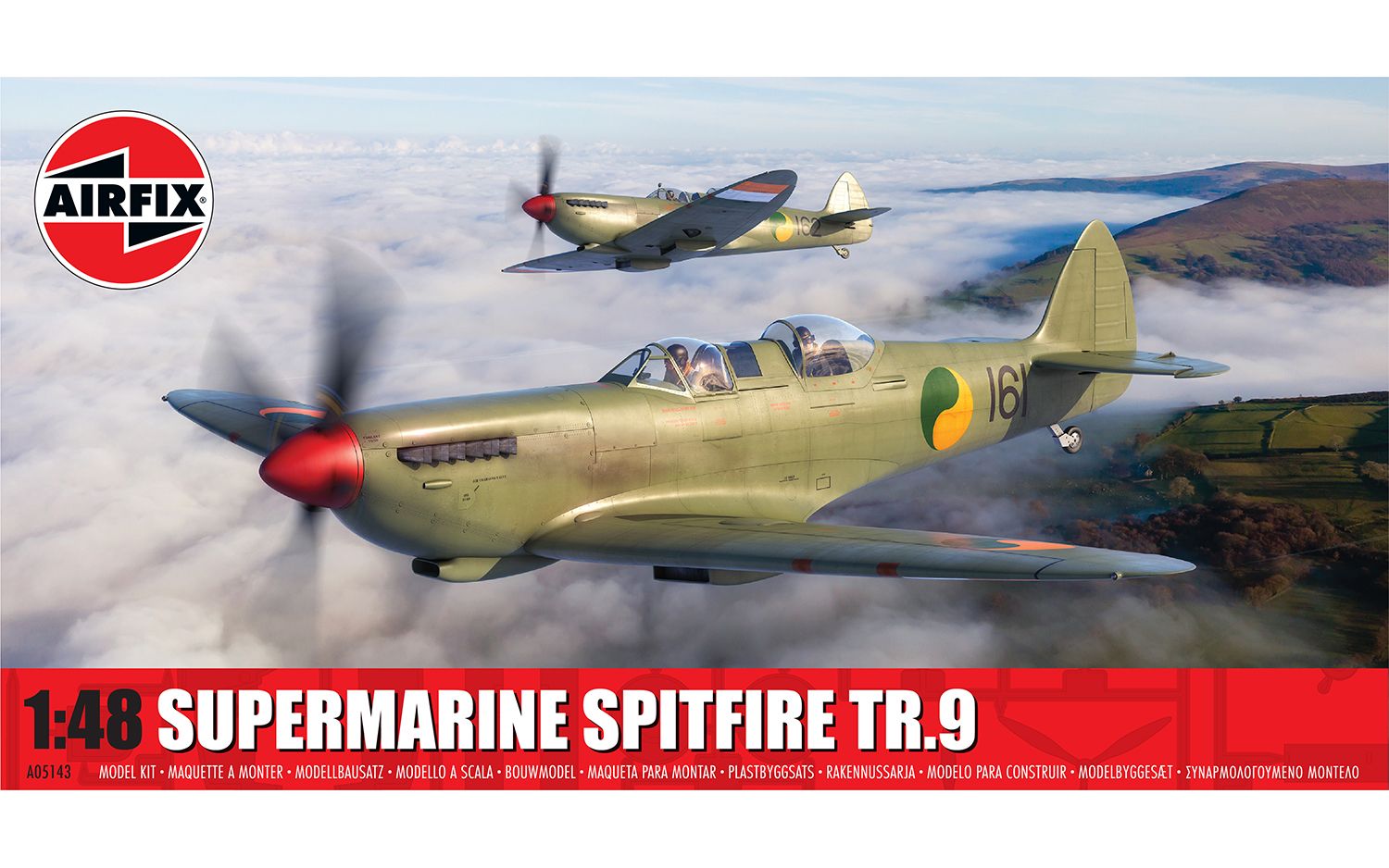 Airfix Submarine Spitfire TR9 1:48 Scale Model Kit