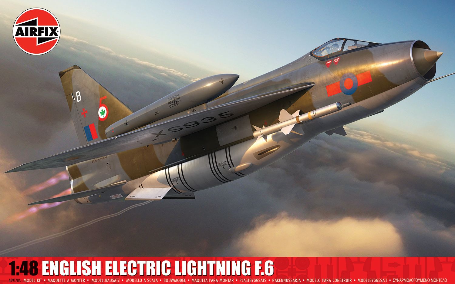Airfix English Electric Lightning F.6