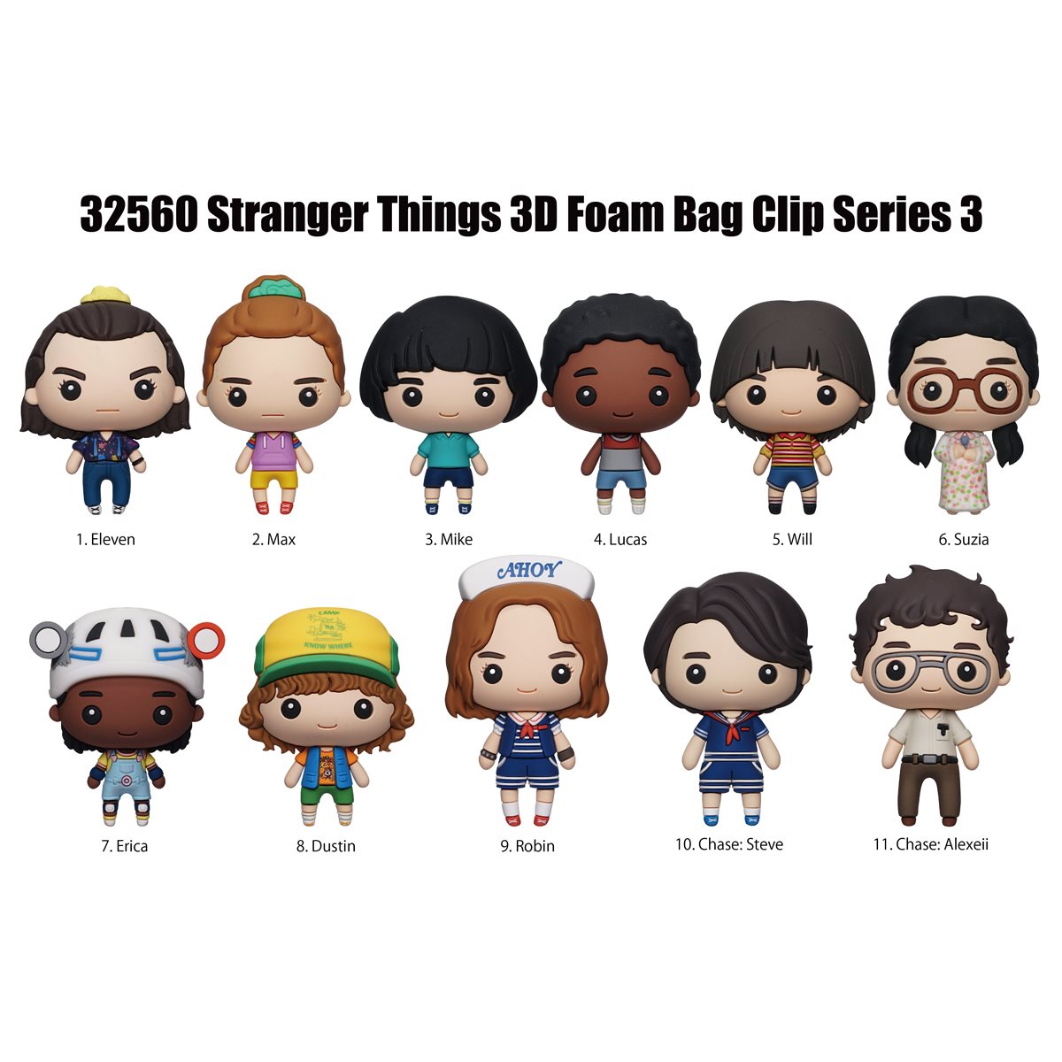 Stranger Things Collectors Bag Clip Series 3