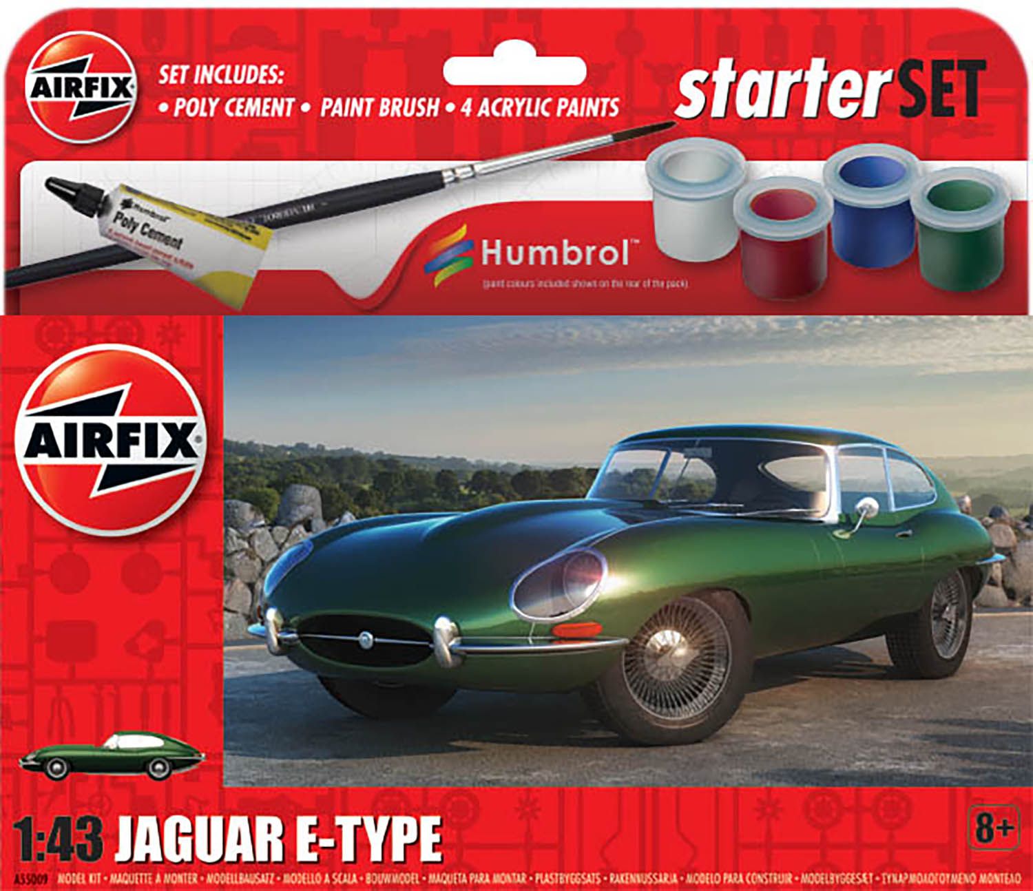 Airfix Jaguar E-Type Starter Set