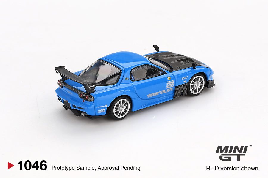 Mini GT Mazda RX-7 RE-Amemiya 20B NA 3ROTOR-7 “Ama-san Go” 1:64 Scale
