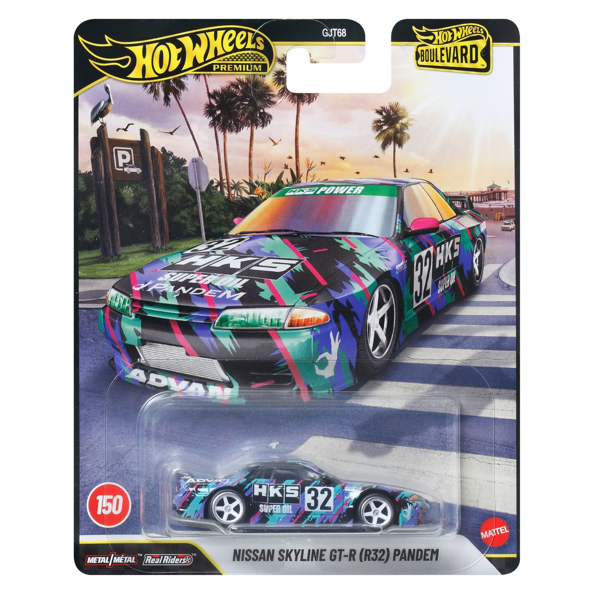 Hot Wheels Premium Boulevard Die Cast Nissan Skyline GT-R (R32) Pandem
