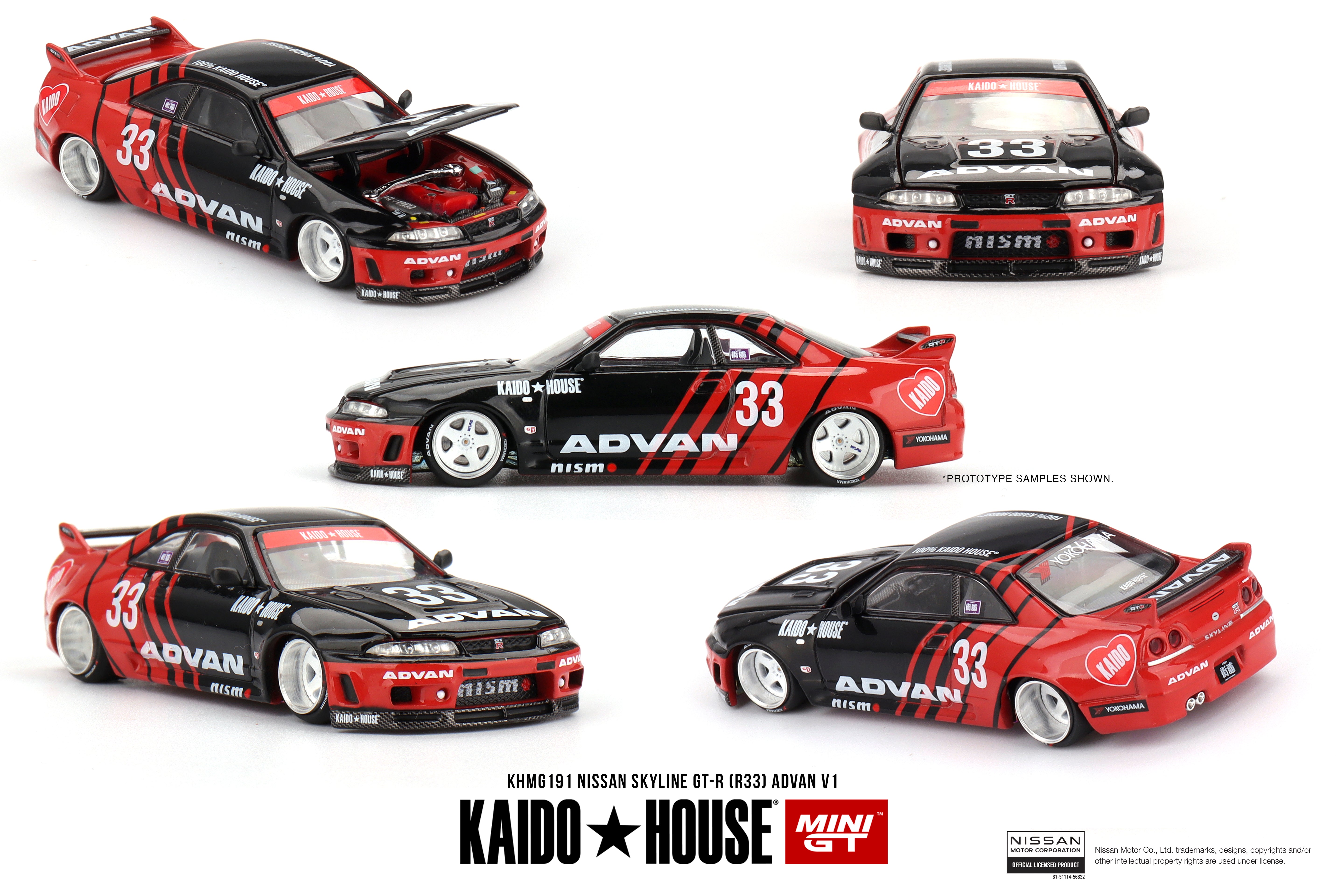Mini GT Nissan Skyline 2000 GT-R (R33) Kaido House