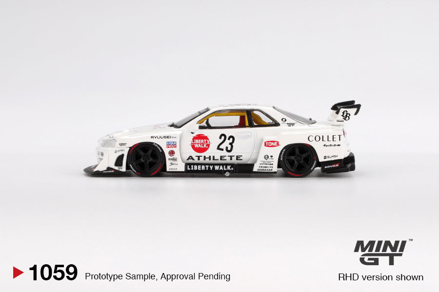 Mini GT Nissan LB-ER34 Super Silhouette 1:64 Die Cast