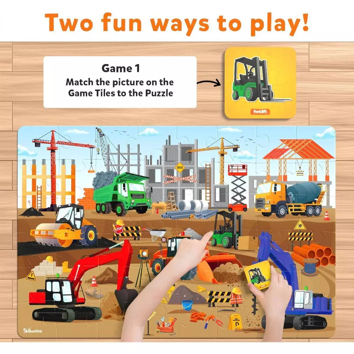 Skillmatics Piece & Play Construction Site