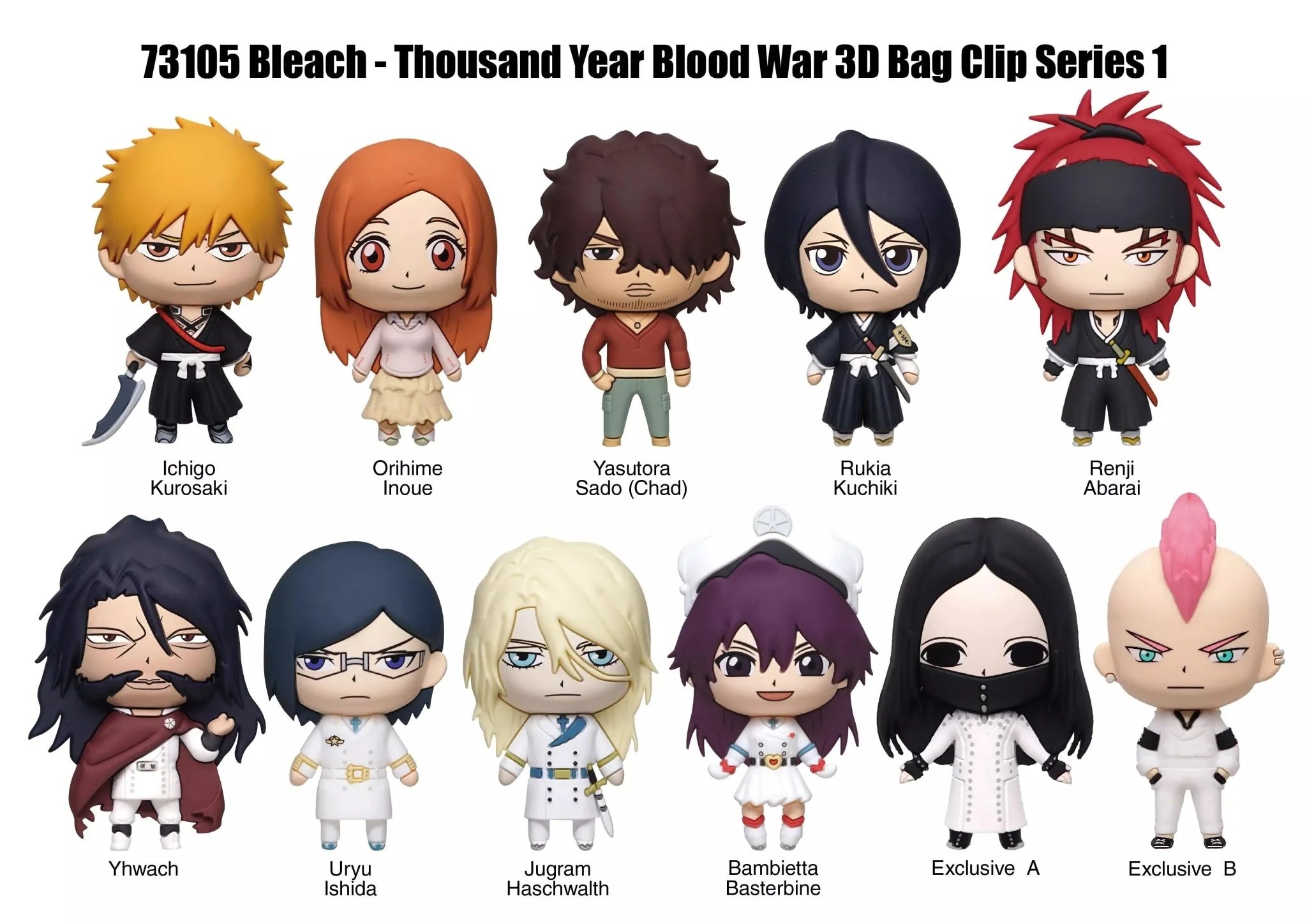 Bleach Thousand Year Blood WarCollectors Bag Clip