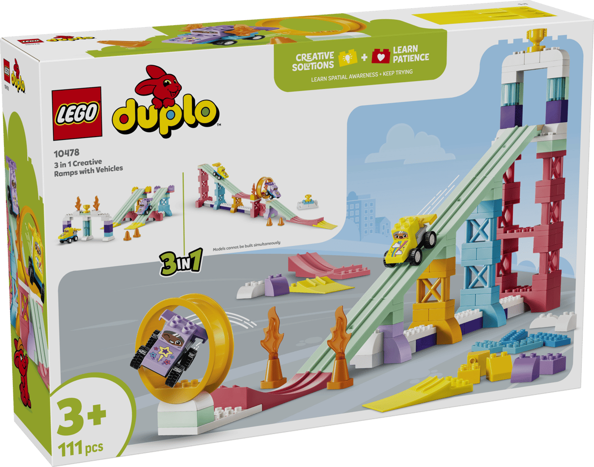 Lego 10478 3 in 1 Creative Ramps with Vehicles