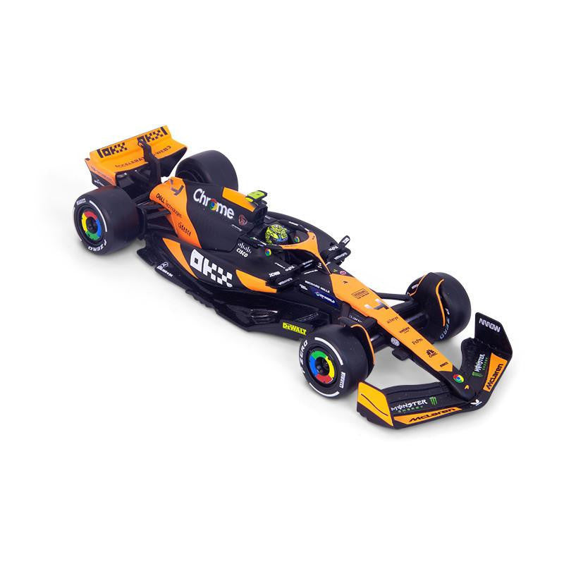 Bburago 1:43 F1 McLaren MCL38 Lando Norris Miami Grand Prix 2024