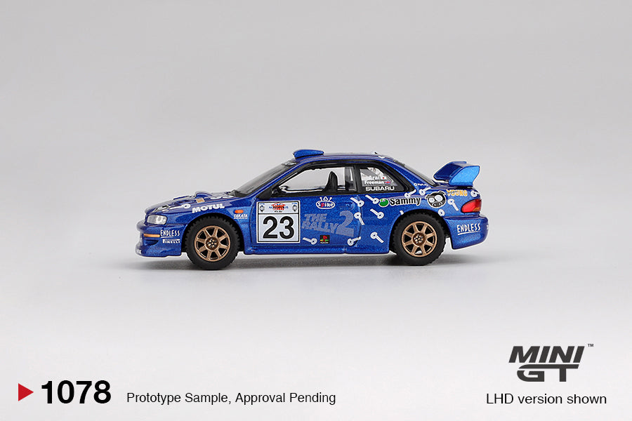 Mini GT Subaru Impreza WRC99 #23 2000 Acropolis Rally 1:64 Die Cast