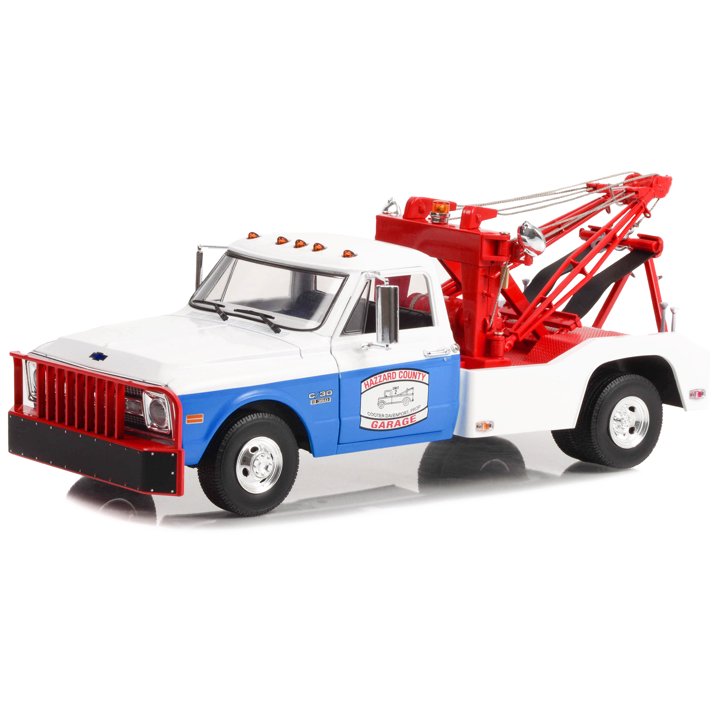 Greenlight 1969 Chevorlet Hazard County C-30 Dually Wrecker 1:18 Limited Edition Die Cast