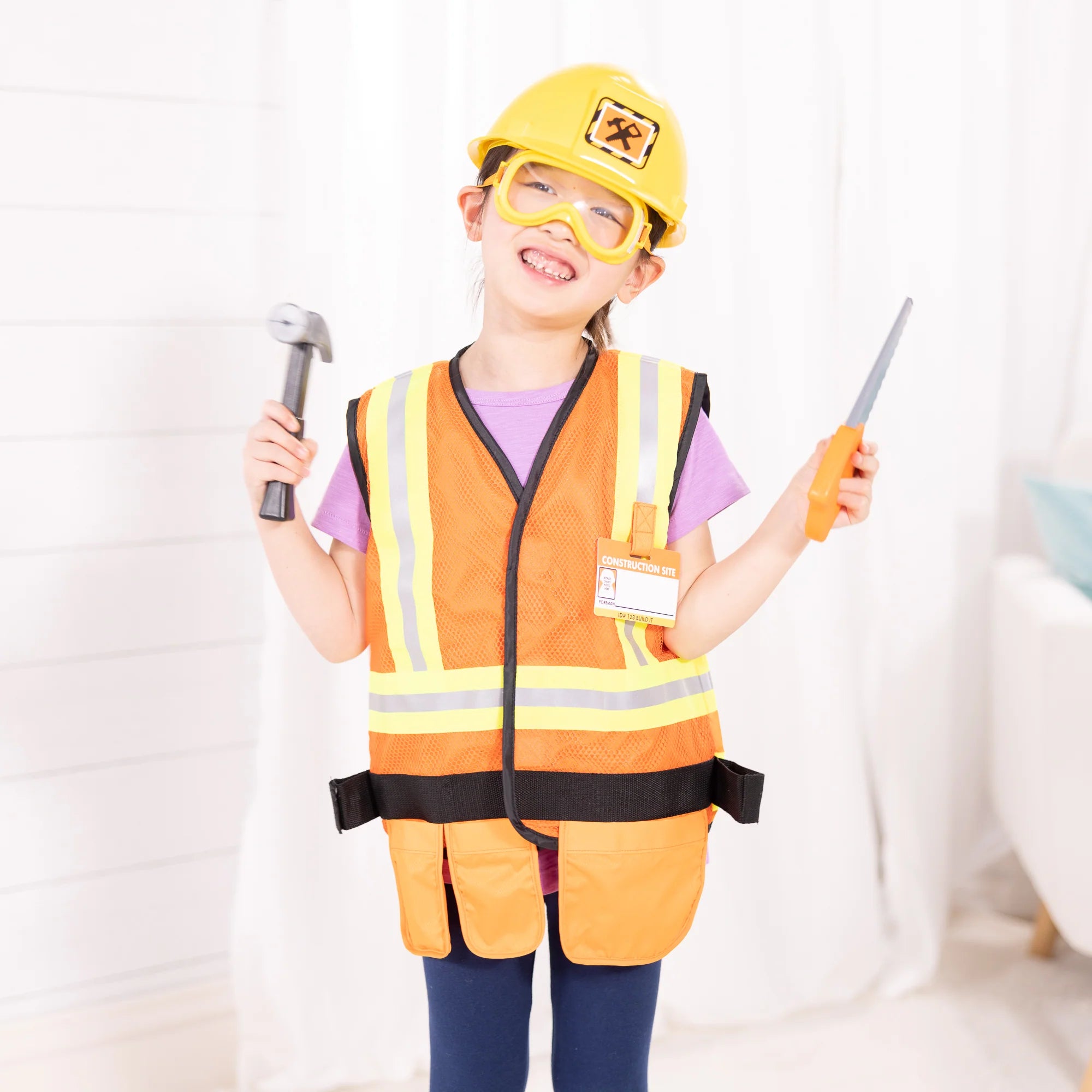 Melissa & Doug Construction Worke Roleplay Costume