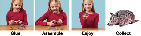 EUGY Armadillo 3D Puzzle