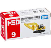Tomica No.9 Komatsu Excavator PC200-10