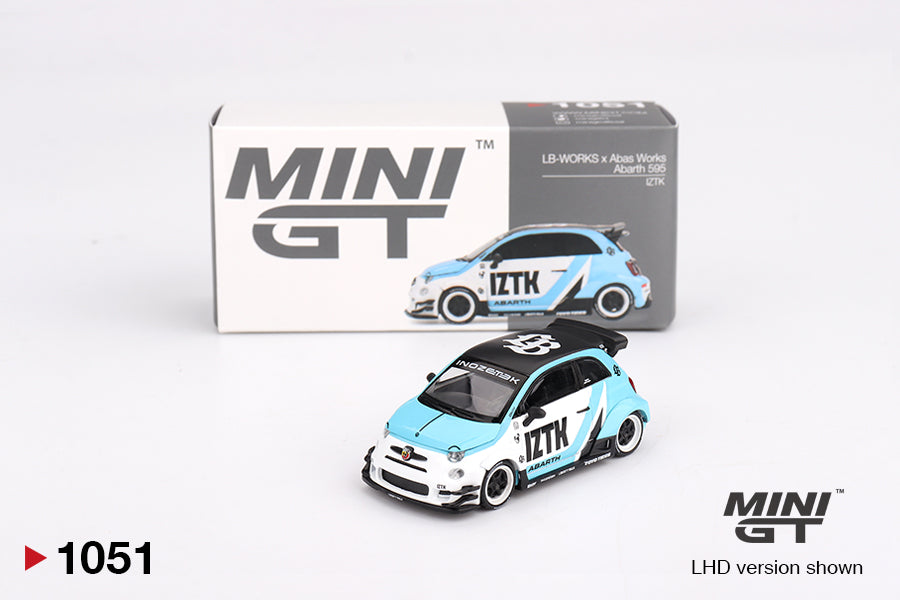 Mini LB-WORKS x Abas Works Abarth 595 1:64 Die Cast