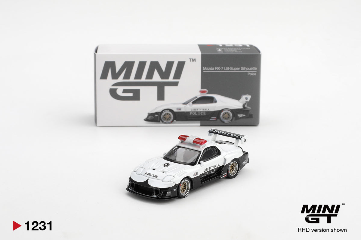 Mini GT Mazda RX-7 Super Silhouette Police 1:64