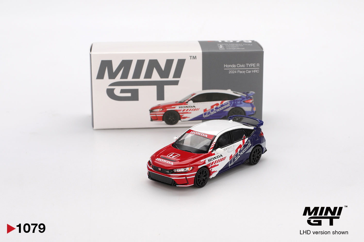 Mini GT Honda Civic TYPE R 2024 Pace Car HRC 1:64 Die Cast