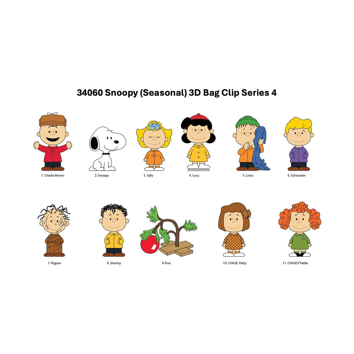 Peanuts Charlie Brown Collectors Bag Clip Series 4