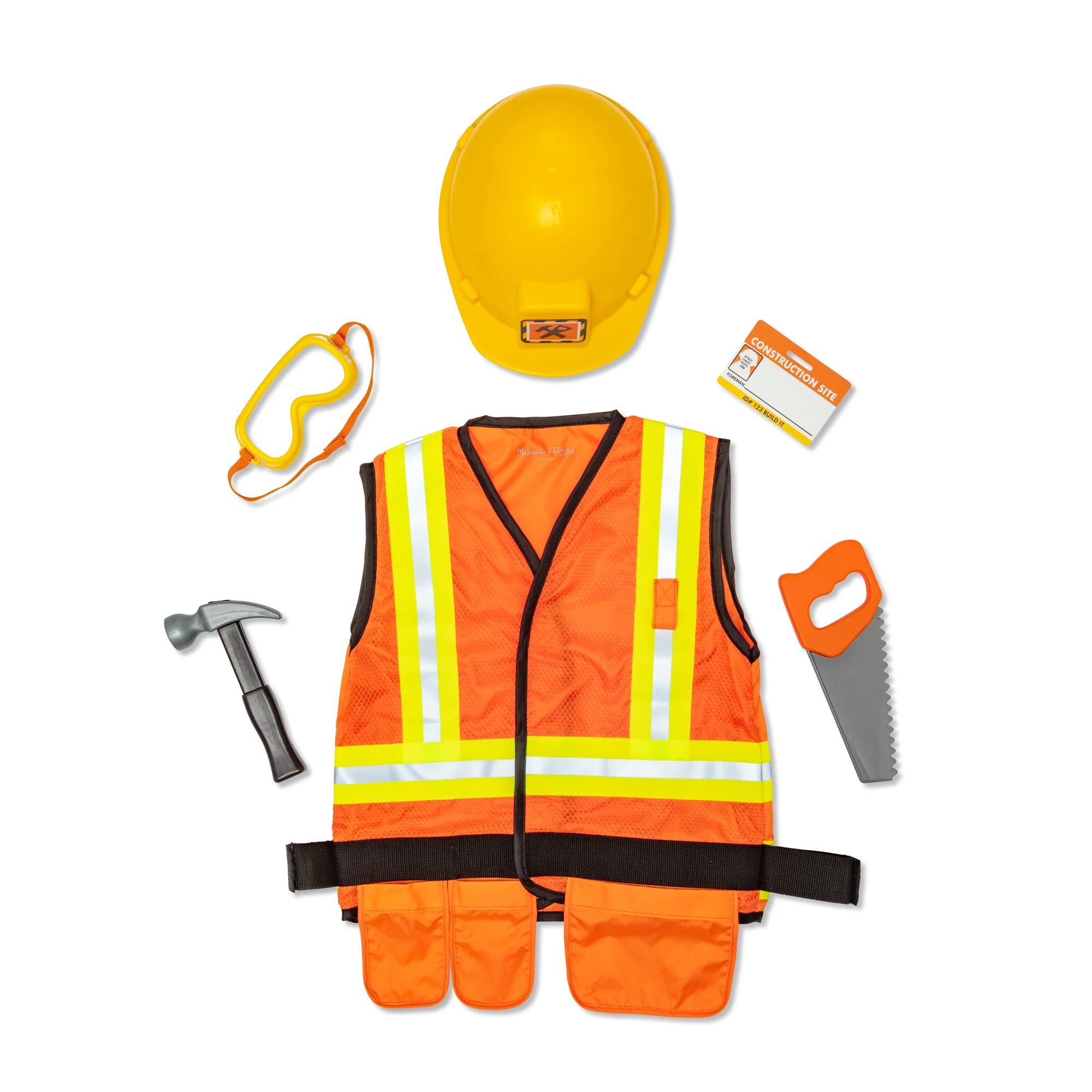 Melissa & Doug Construction Worke Roleplay Costume