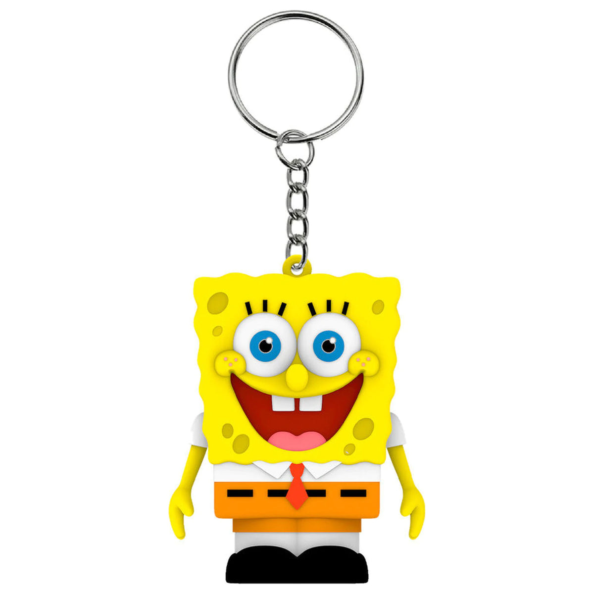 3D Spongebob Figure keychain with LED Flashlight