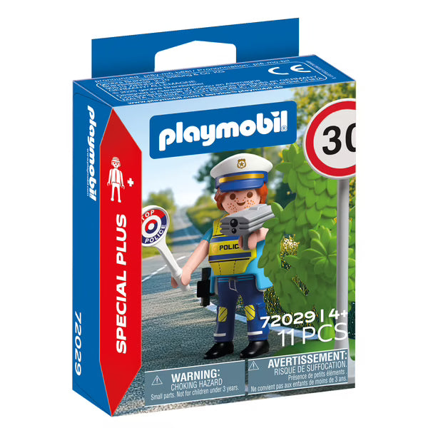 Playmobil Police officer with speed detector