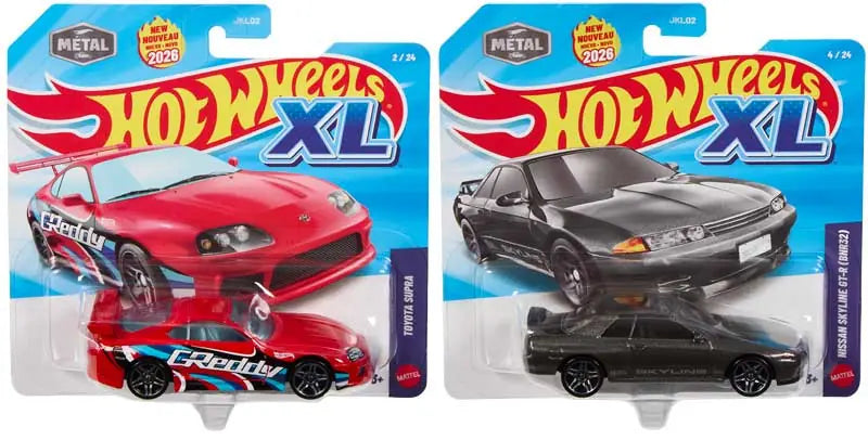 Hot Wheels XL Diecast Cars 1:43 Scale Assortment