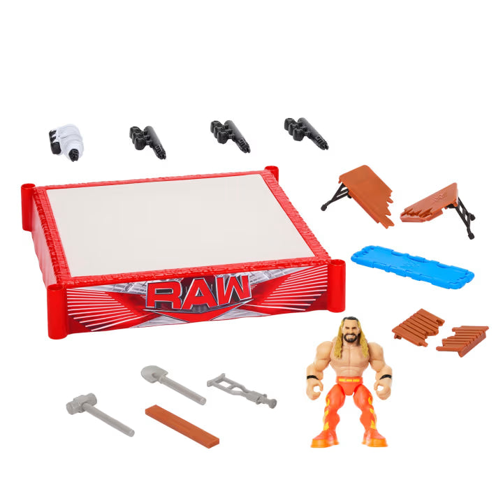 WWE Knuckle Crunchers Rebound Ring Playset