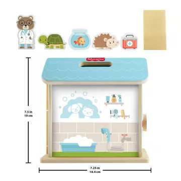Fisher Price Wooden On The Go Pet Rescue Set