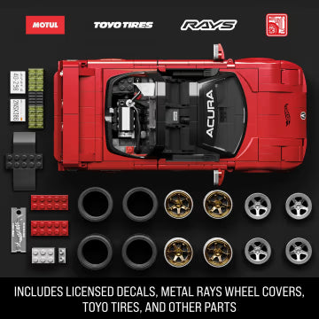 Hot Wheels Brick Shop 1990 Acura NSX