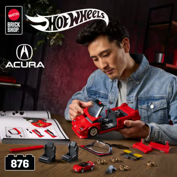 Hot Wheels Brick Shop 1990 Acura NSX