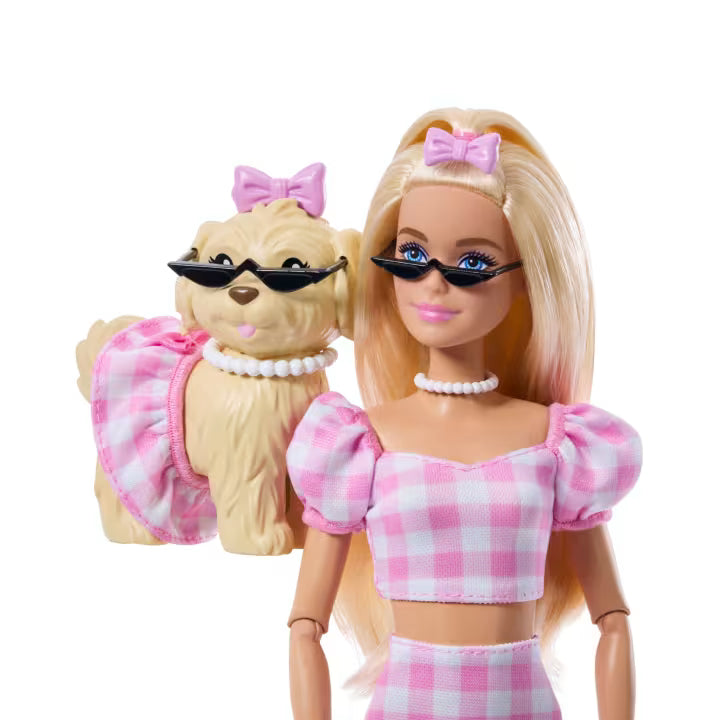 Barbie Twinning Looks Fashion Doll & Puppy