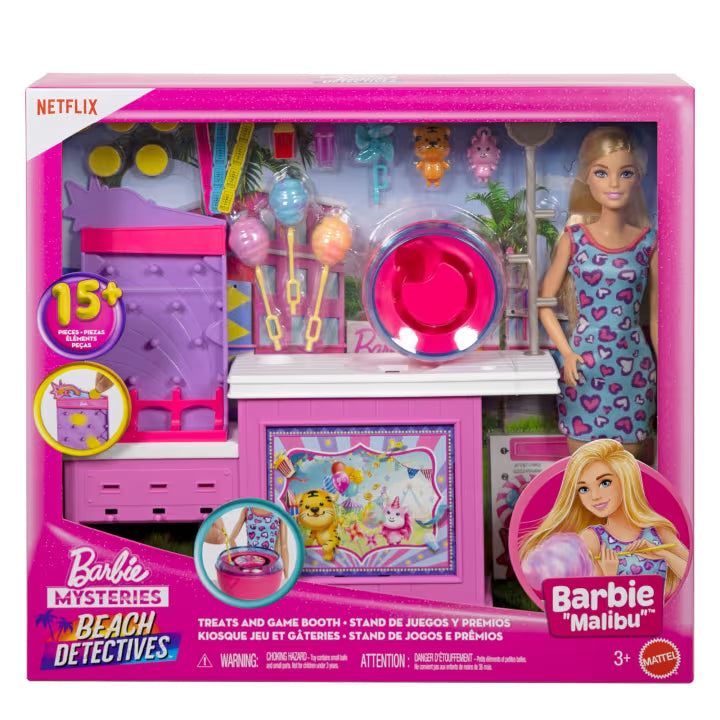 Barbie Beach Detectives Treats & Gamebooth Playset
