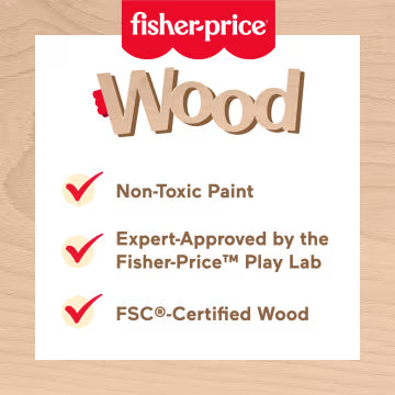 Fisher Price Wooden On The Go Pet Rescue Set