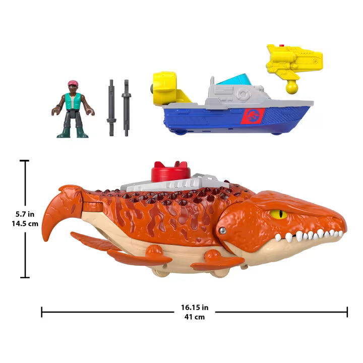 Imaginext Jurassic World Rebirth Aquachomp Chase