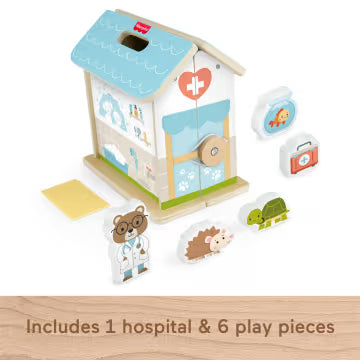 Fisher Price Wooden On The Go Pet Rescue Set
