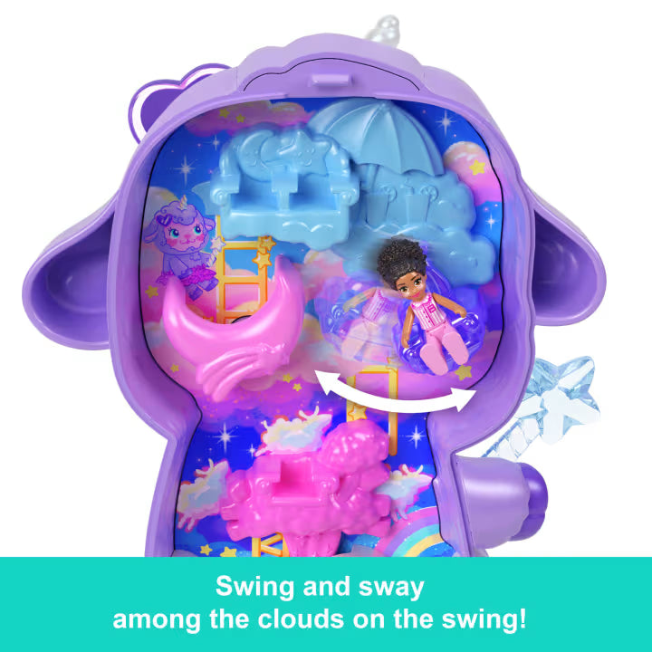 Polly Pocket Cozy Dreamland Lamb Compact Playset