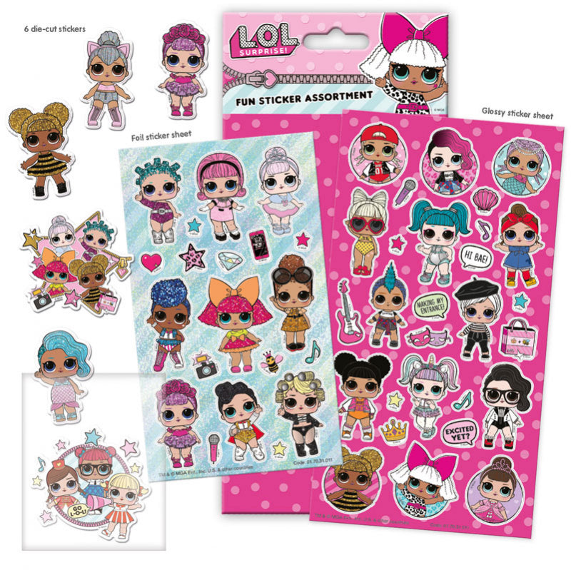 L.O.L. Surprise Fun Sticker Assortment Pack