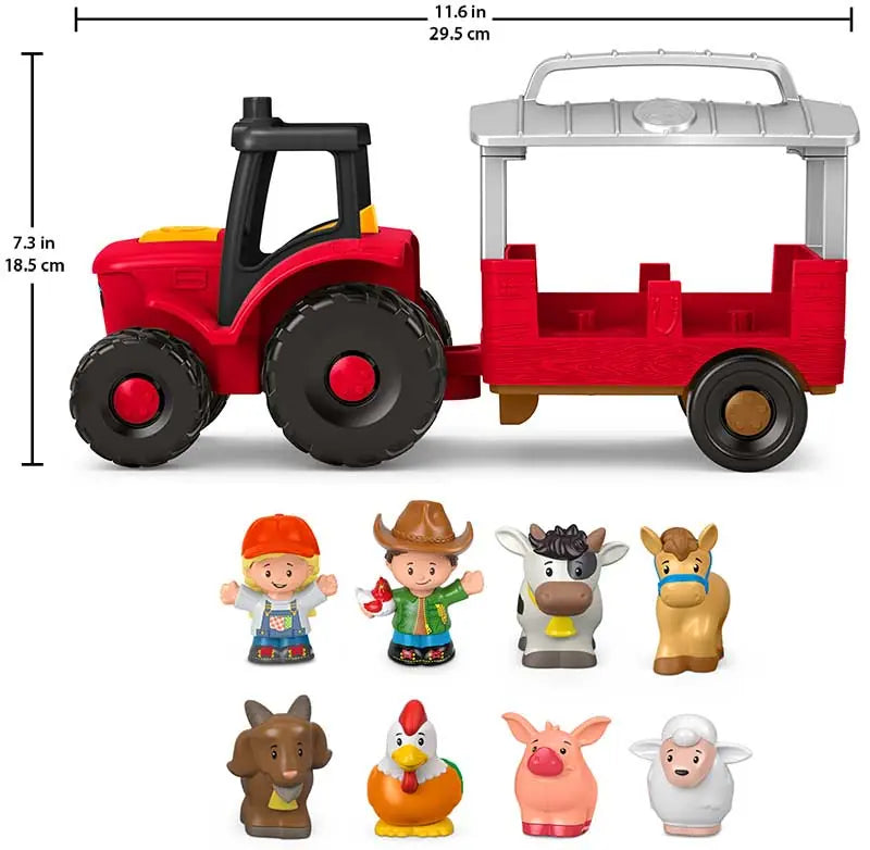 Fisher Price Little People Caring for Animals Tractor Gift Set