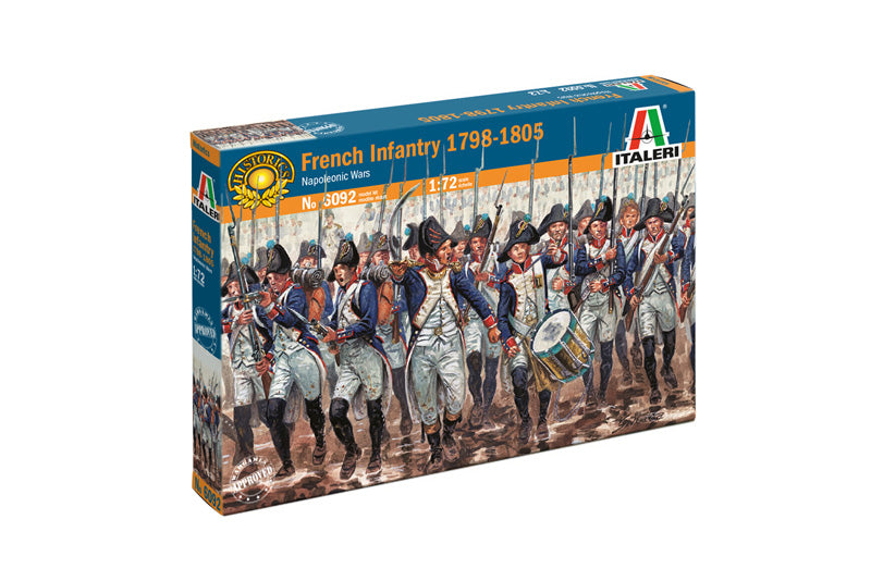 Italeri Napoleonic Wars French Infantry 1:72 Scale