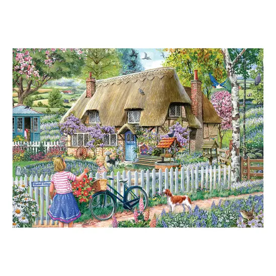 House of Puzzles Bluebell Cottage 1000 piece Jigsaw