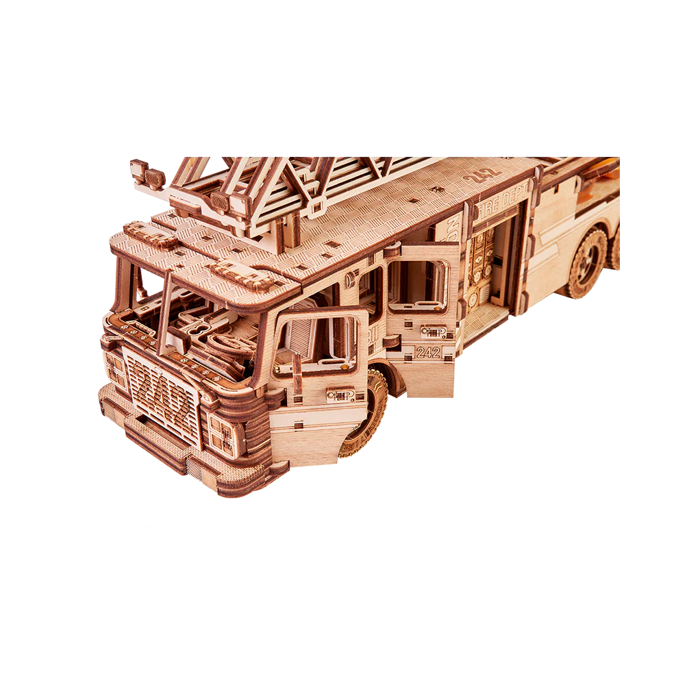 Wood Trick Rescue Firetruck 3D Set