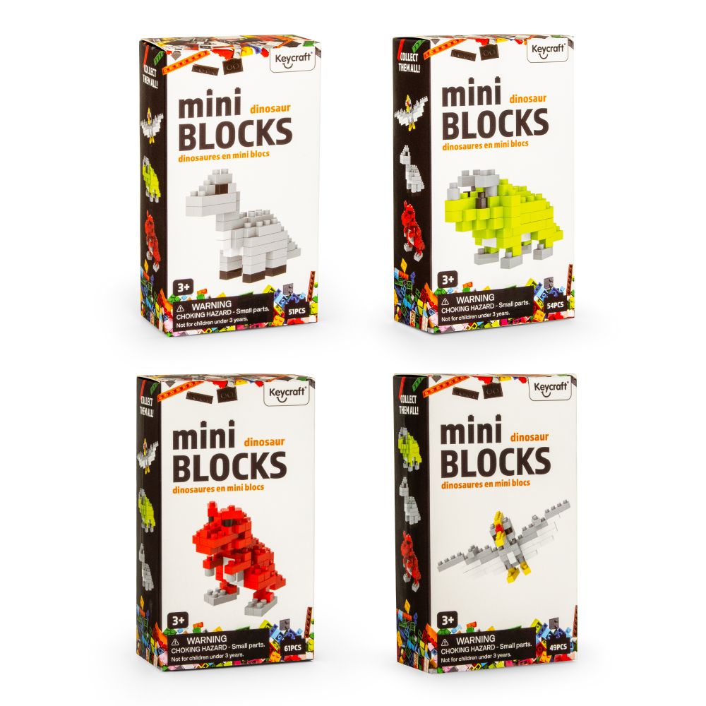 Mini Blocks - Dinosaurs Assorted