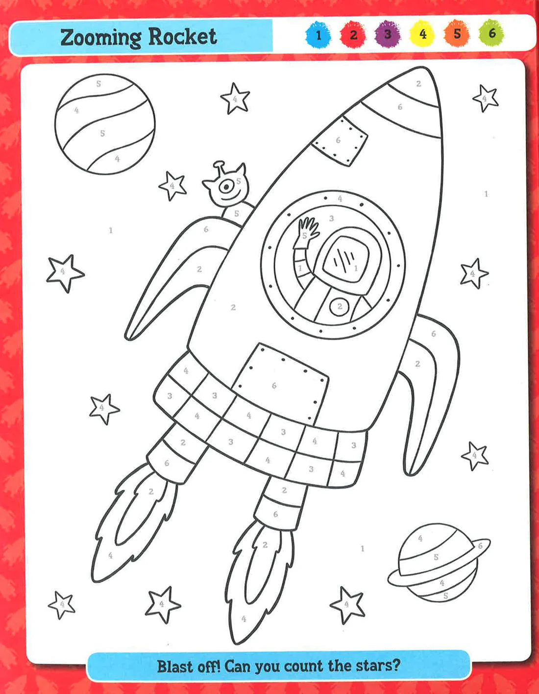 My Amazing Colour by Numbers Sticker Book