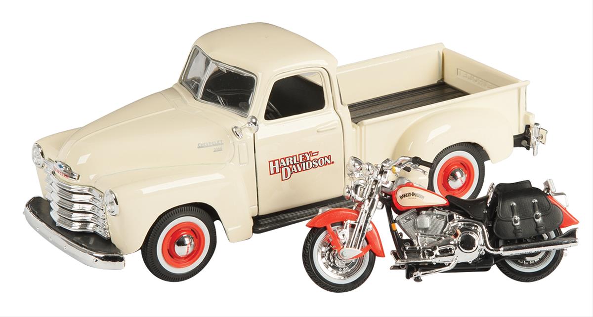 Maisto Harley Davidson Chevrolet 3100 H-D Custom Pick Up 1:24 Scale Die Cast