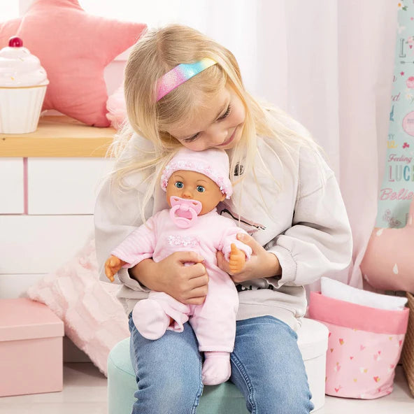 Bayer Design Doll First Words Baby Pink 38cm
